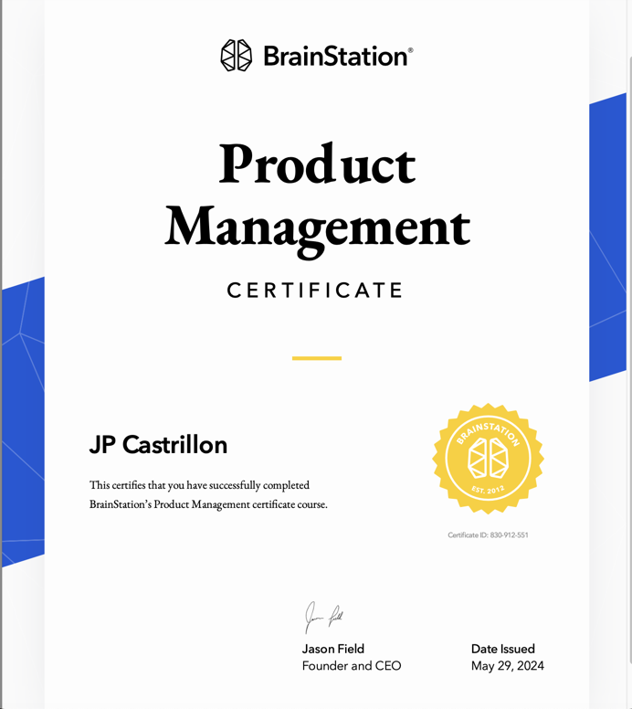 Project Management Certificate